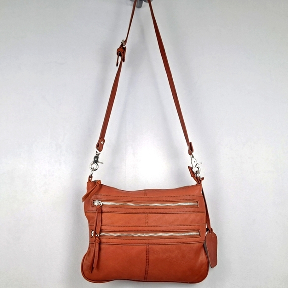 Chocolat Blu Leather Crossbody Bag - Picture 3 of 6